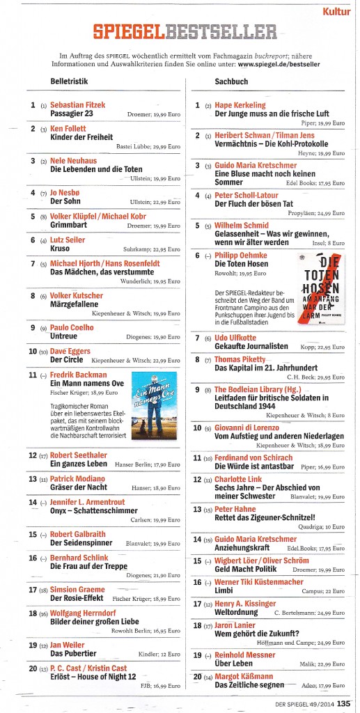 Spiegel Bestseller 49 Platz 2